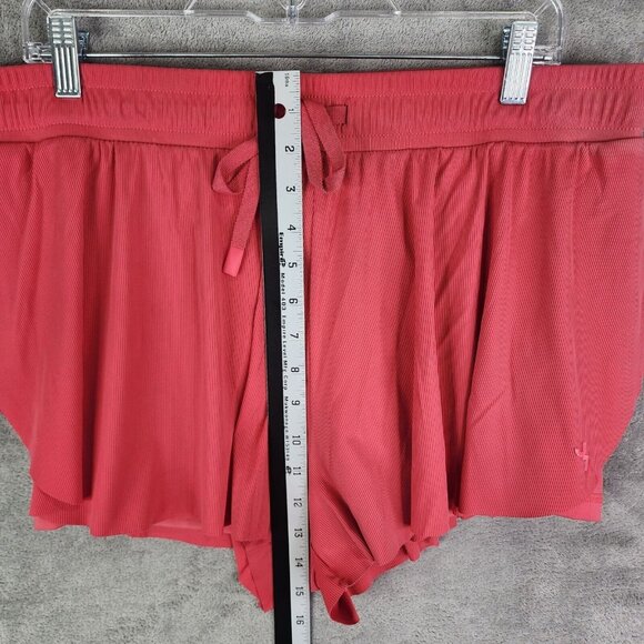Womens JoyLab Coral Pink Running Shorts 2" Inseam Nylon Spandex Blend Size XL - Picture 4 of 9